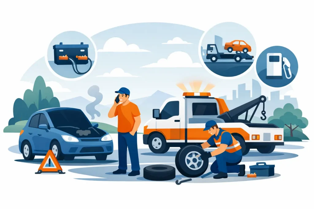 What Does Emergency Roadside Assistance Cover?