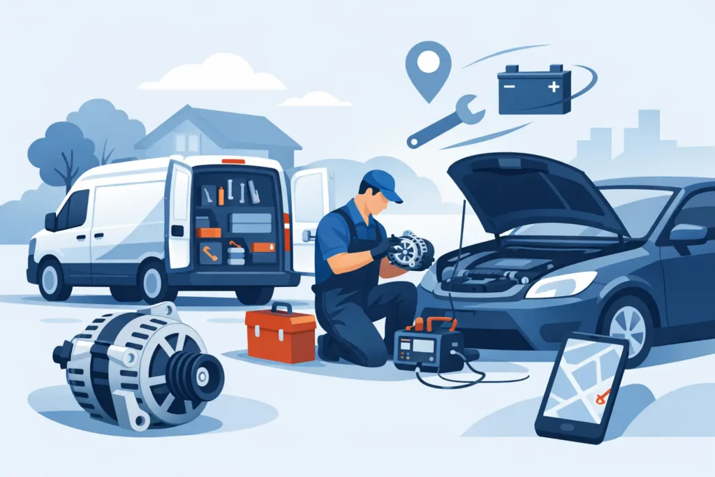 Alternator Replacement Mobile Service That Comes to You