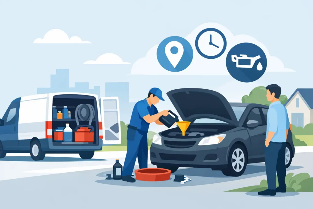 Same Day Oil Change Service at Your Location